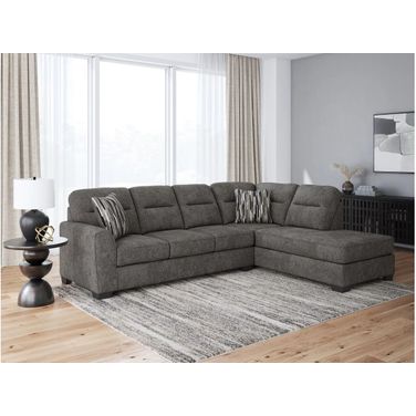Olten 2-Piece RAF Sectional With Chaise In Graphite