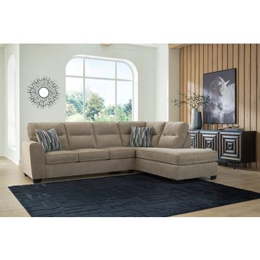Olten 2-Piece RAF Sectional with Chaise In Mocha