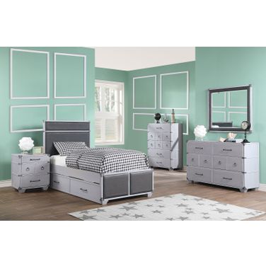 Orchest Youth Panel Bedroom Set In Gray