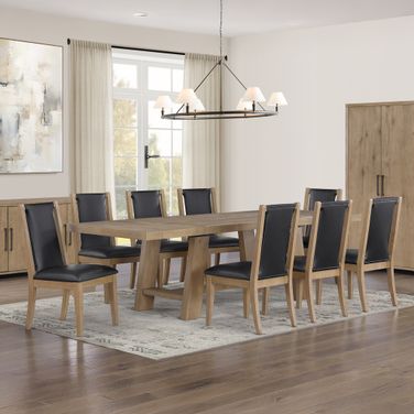 Orinda Dining Room Set In Brown