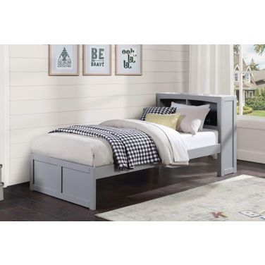 Orion Gray Youth Bookcase Bedroom Set