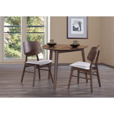 Oscar Natural Walnut Corner Dining Room Set