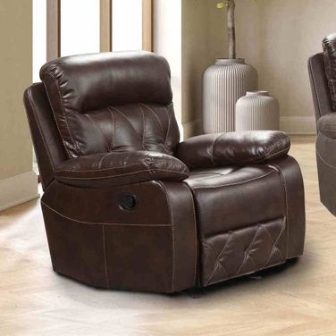 Osias Glider Recliner In Brown