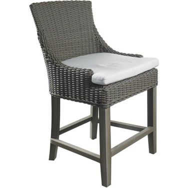Outdoor Grey Kubu Alfresco Counter Stool