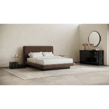 Overlap Bedroom Set In Brown And Black