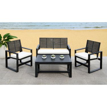 Ozark Black Wash 5-Piece Outdoor Living Set