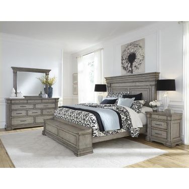 Madison Ridge Soft Grey Storage Bedroom Set