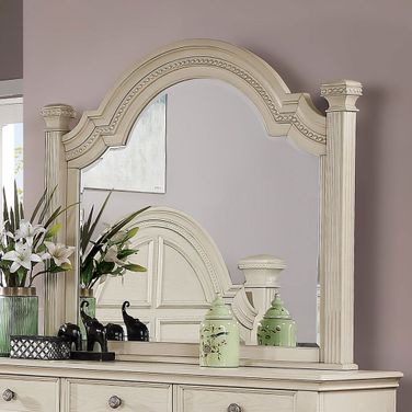 Pamphilos Mirror In Antique White