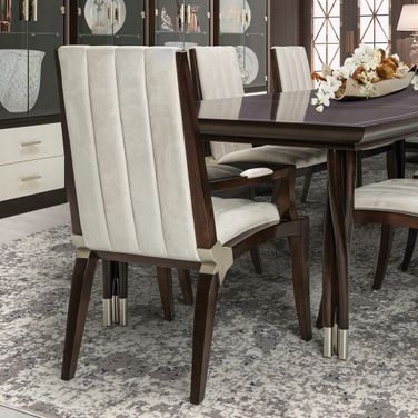 Paris Chic Round Dining Room Set In Espresso