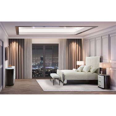 Paris Chic Sleigh Bedroom Set In Espresso