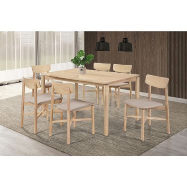 Parkridge Rectangular Dining Room Set In White Wash