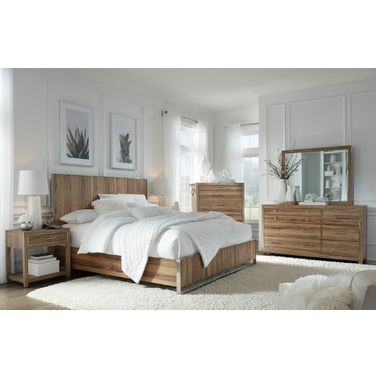 Paxton Bedroom Set In Light Brown