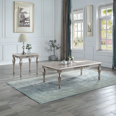 Pelumi Occasional Table Set In Platinum