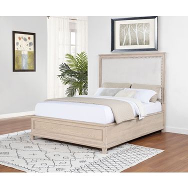 Pembroke 66-Inch Queen Panel Bed In Washed Oak