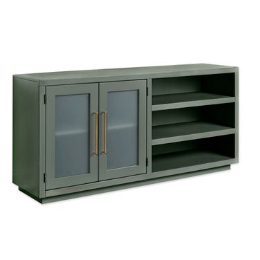 Perry 65 Inch Console with 2 Doors In Sage Green