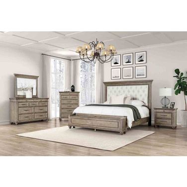 Philomath Bedroom Set In Aged Oak