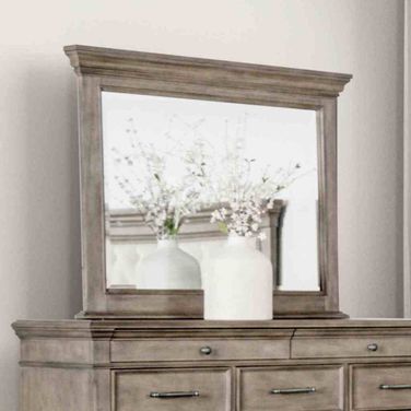 Philomath Mirror In Aged Oak