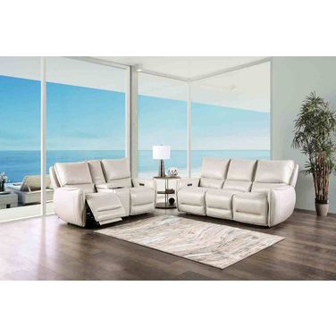 Phineas Power Reclining Living Room Set In Beige