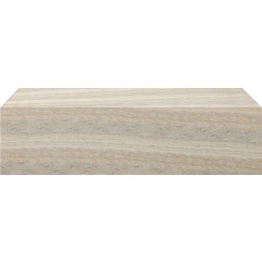 Piazza Concrete Coffee Table In Travertine