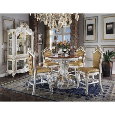Picardy Counter Height Dining Room Set (Antique Pearl)