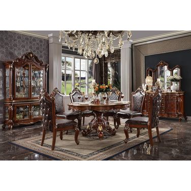 Picardy Dining Room Set In Honey Oak
