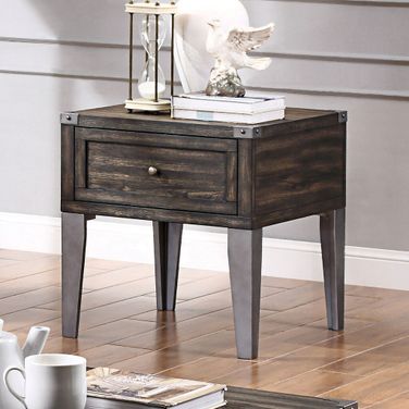 Piedmont End Table In Dark Oak