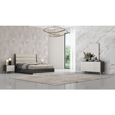 Pino Mirror In High Gloss Light Grey