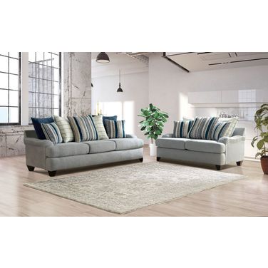 Plaistow Living Room Set In Gray