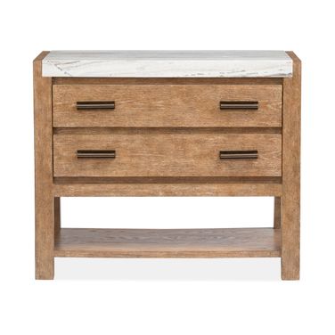 Plum Creek Open Nightstand In Sierra Brown