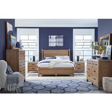 Plum Creek Panel Bedroom Set In Sierra Brown