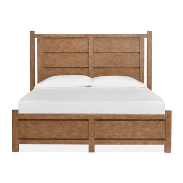 Plum Creek Queen Panel Bed In Sierra Brown
