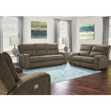 Polaris Kahlua Dual Power Reclining Living Room Set