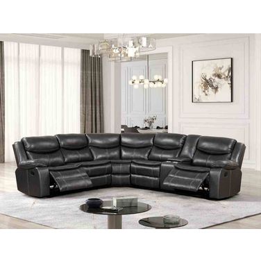 Pollux Sectional In Dark Gray