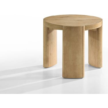 Poltimore Round End Table In Oak