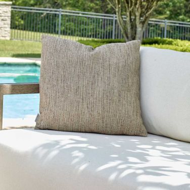 Poros Toned Outdoor Pillow In Brown