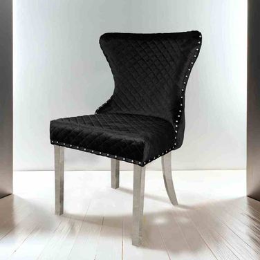 Portanova Chair Set of 2 In Black