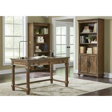 Porter Writing Home Office Set In Brown