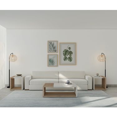 Portico Rectangular Occasional Table Set In Brown