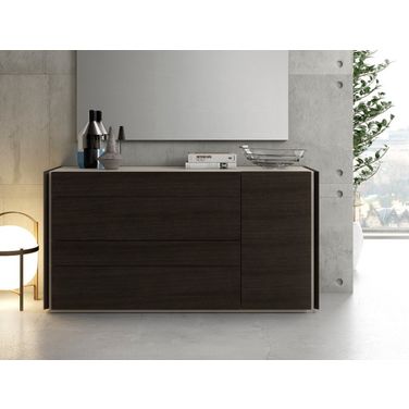 Porto Natural Light Grey Lacquer Dresser