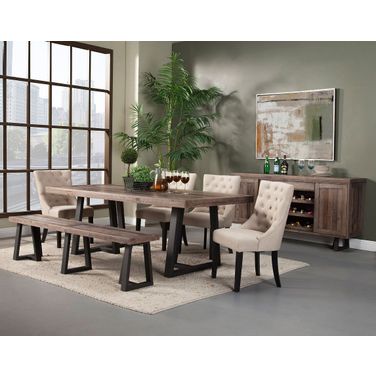 Prairie Natural Rectangular Dining Room Set