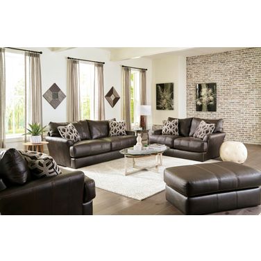 Prato Chocolate Living Room Set