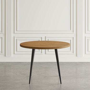 Prelude 42 Inch Round Dining Table In Suede