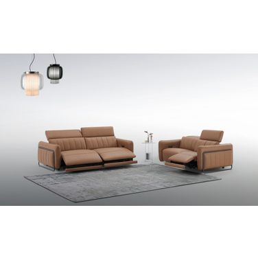 President Living Room Set In Cognac