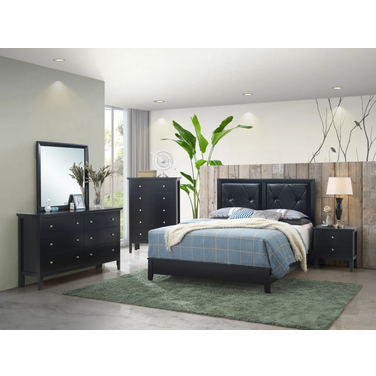Primo Youth Bedroom Set In Black