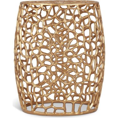Priya End Table In Gold