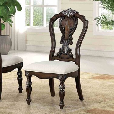 Promenade Side Chair Set of 2 In Dark Brown