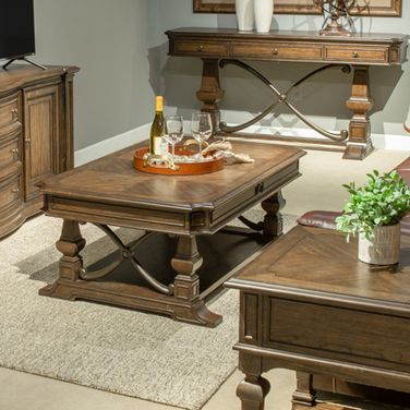 Provence Park Cocktail Table In Chateau