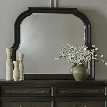 Provence Park Curved Mirror In Chateau