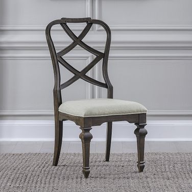 Provence Park Wood Back Side Chair Set of 2 In Chateau