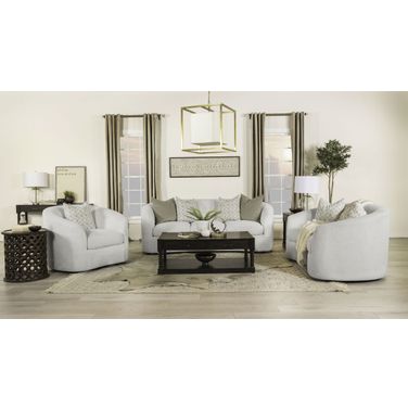 Rainn Upholstered Living Room Set In Latte